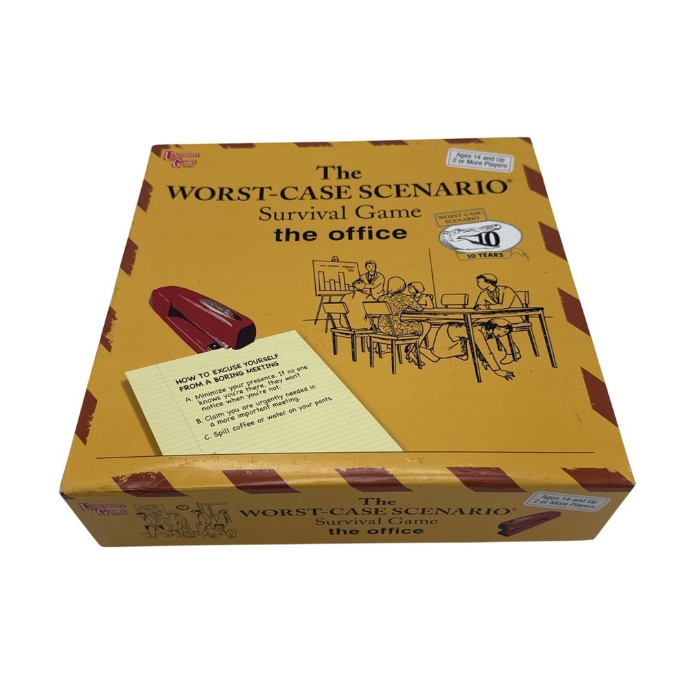 The Worst Case Scenario Survival Game The Office Edition Open Box New